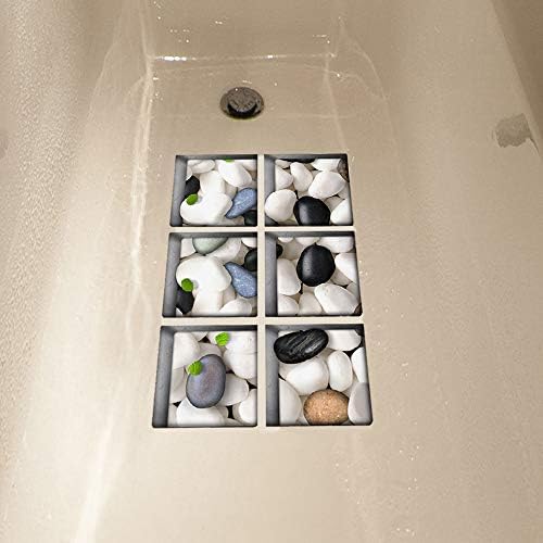 AILEGOU 3D Non-Slip Bathtub Stickers with 6 Animal Designs