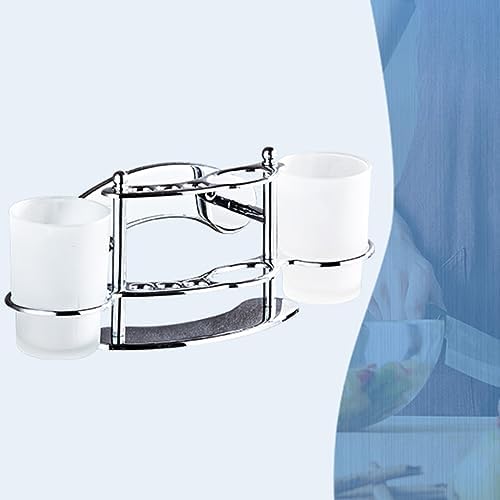 RORPOIR Wall-Mounted Toothbrush Holder with Cup