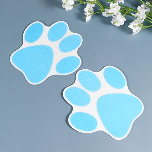 Zerodeko 60PCS Cartoon Dog Footprint Bathtub Decals