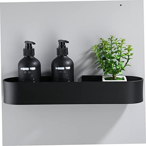 BUGUUYO Wall Mounted Rack Black Aluminum