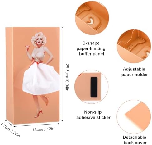 Whimsical Lady Skirt Tissue Box Holder