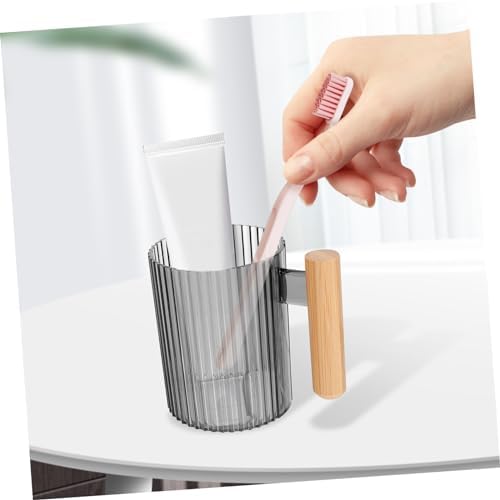 BRIGHTFUFU 4pcs Reusable Toothbrush Cup Travel Tumbler Holder