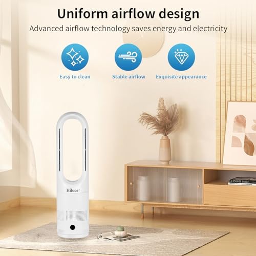 Hiluce All Season Fan Heater Combo with Remote and 80 Oscillating