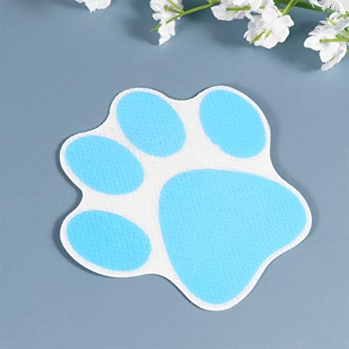 Zerodeko 60PCS Cartoon Dog Footprint Bathtub Decals