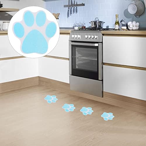 Hemoton Paw Bath Sticker 10pcs Non-Slip Decals
