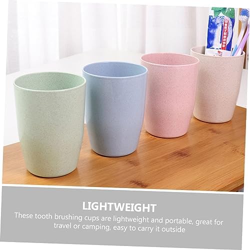 Garneck Wheat Straw Toothbrush Holder Set