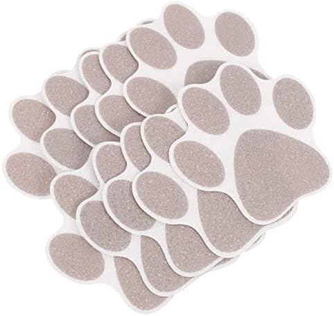 Hemoton Bathtub Dog Paw Stickers 10pcs Non Slip Decals