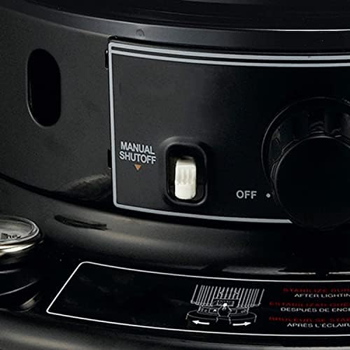 UBACKS 23800 BTU Convection Kerosene Heater Black