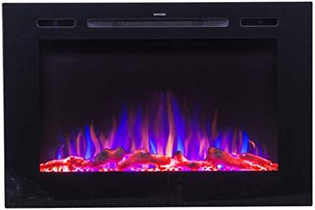 Touchstone Forte 40 Electric Fireplace - Black 1