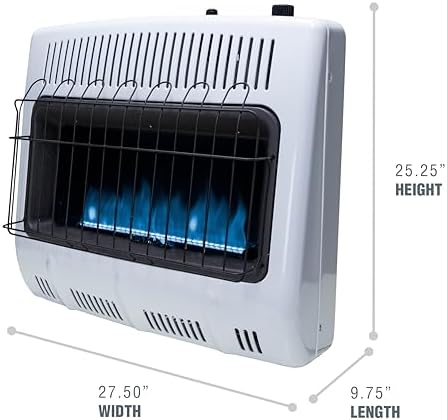 Mr Heater 30000 BTU Vent Free Propane Wall Heater - White
