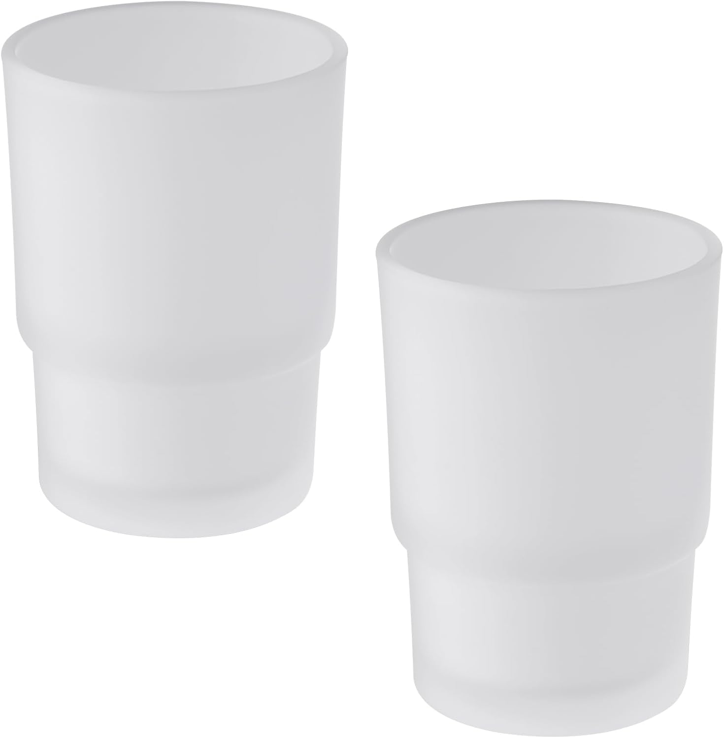 Aomasi Frosted Glass Tumbler Cap 2 Pack 1