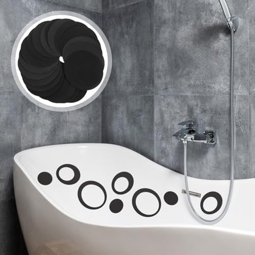 HOMSFOU Non-Slip Bathtub Stickers 20PCS Safety Stickers for Tubs and Stairs