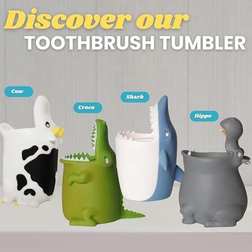 Winkee Shark Toothbrush Holder for Kids