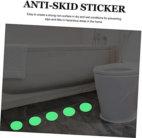 DECHOUS 20Pcs Luminous Bathtub Non-Slip Stickers