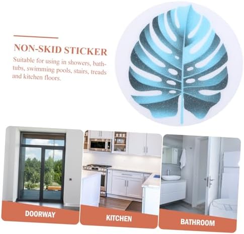 1Set Lovely Leaf Non Slip Bathtub Stickers