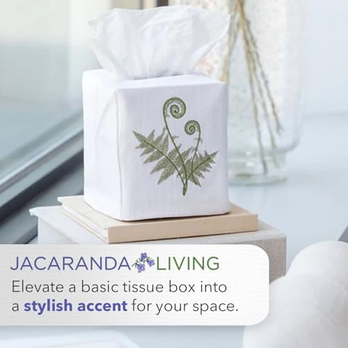 Jacaranda Living Square Tissue Box Cover with Animal Design