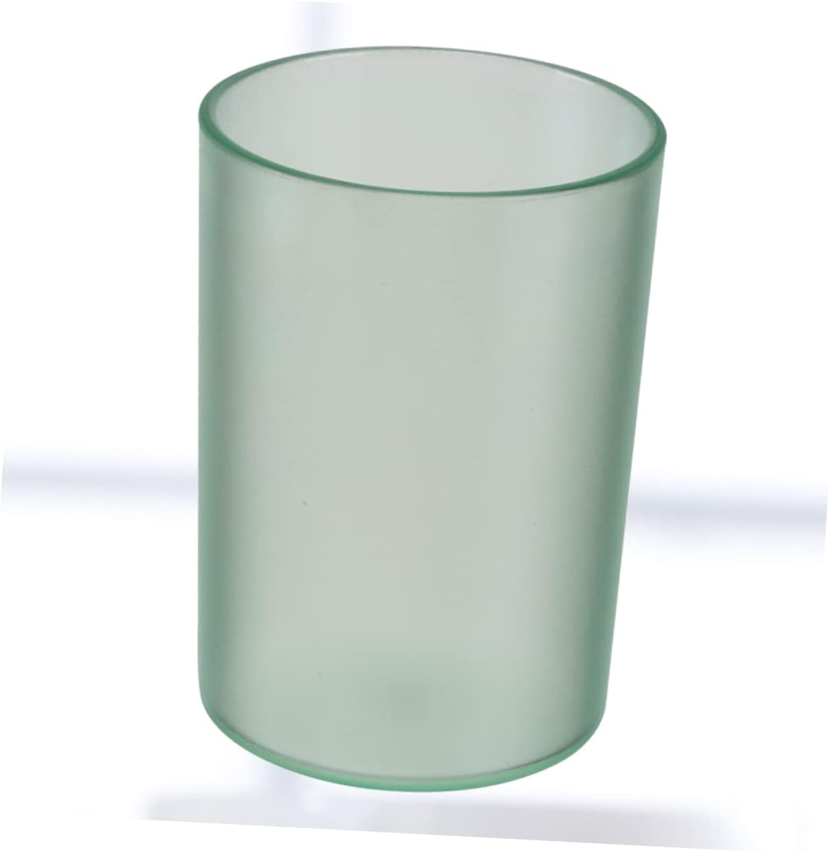 Amosfun Green Plastic Toothbrush Mug Holder