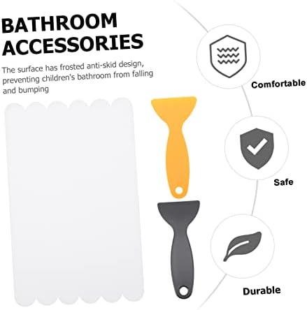 Happyyami 6pcs Non-Slip Bathtub Safety Stickers with Scrapers