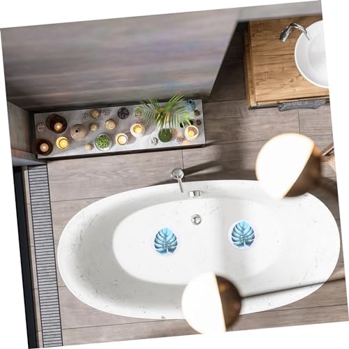 1Set Non-Slip Bathtub Stickers Leaf Design