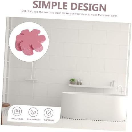 Happyyami Flower Shape Non-Slip Bathtub Stickers