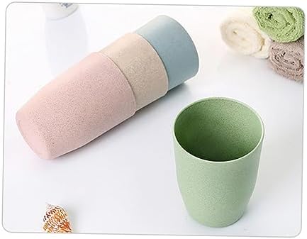 Zerodeko Wheat Stem Rinsing Mug for Bathroom Use