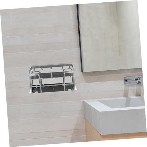 HEALLILY Wall-Mount Toothbrush Holder No Drill