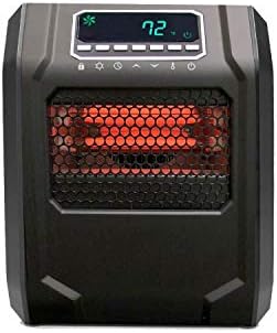 LifeSmart Infrared Quartz Space Heater 1500W Black