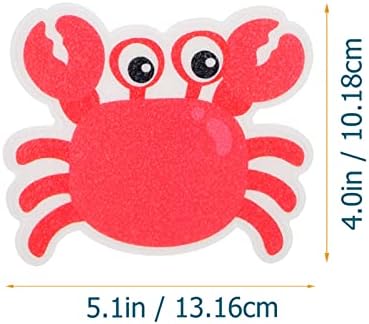 Alipis Non-Slip Bath Stickers Set with Flowers and Turtle Design
