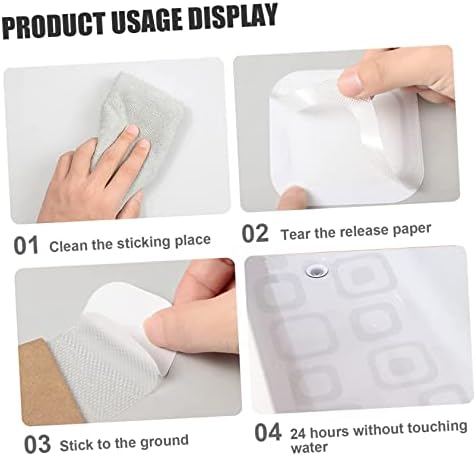 TINEASUR 40pcs Bathtub Stickers Non-Slip Waterproof Decals