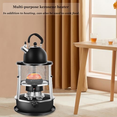 LINWIN 2 in 1 Kerosene Heater Stove 9000 BTU Black
