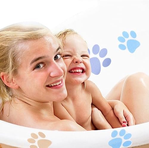 Zerodeko Bathtub Stickers 10pcs Non-Slip Decals for Bathroom Walls