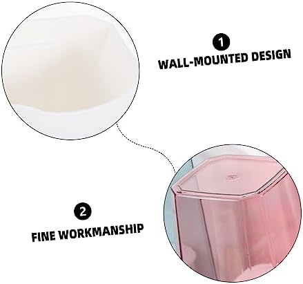 LIFKOME Wall-Mounted Toothbrush Cup Holder for Bathrooms