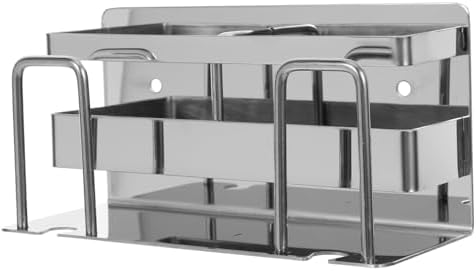 FOYTOKI Stainless Steel Toothbrush Holder Wall Mount Organizer