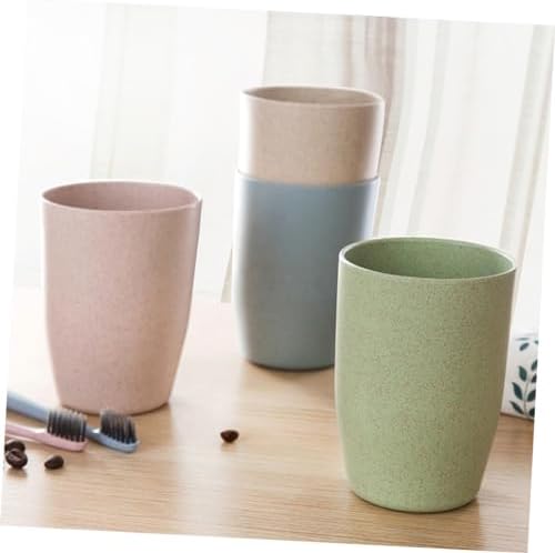 Zerodeko Wheat Stem Rinsing Mug for Bathroom Use