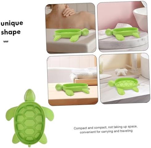 Veemoon Cute Cartoon Turtle Soap Holder for Bathroom