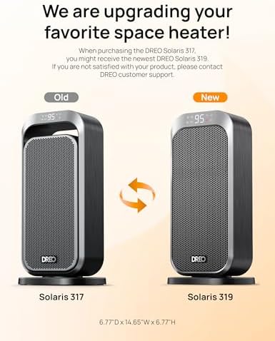 Dreo 1500W Electric Space Heater with Remote and Thermostat 1