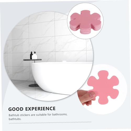 MAGICLULU 20Pcs Non-Slip Flower Bathtub Stickers for Safety