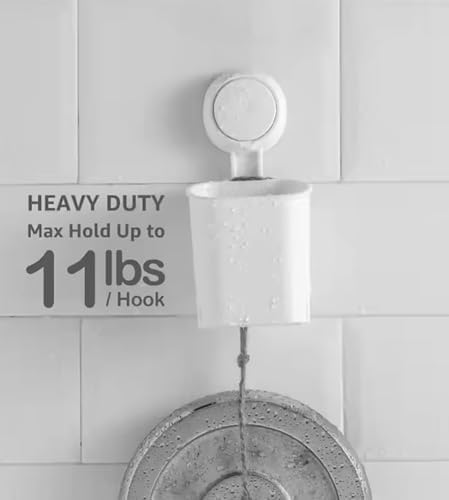 Durable Waterproof Suction Cup Organizer for Kitchen and Bath