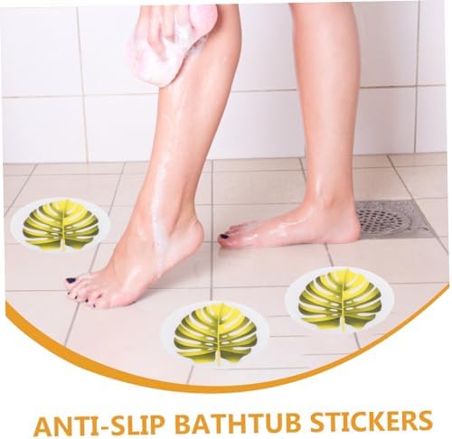 KONTONTY Leaf Shape Non-Slip Tub Decals