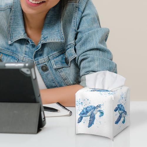 3D Sea Turtle Tissue Box Holder for Bathroom and Home
