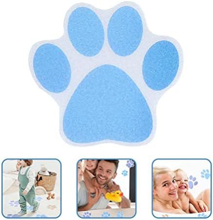 iplusmile 10pcs Paw Print Non-Slip Bathtub Decals