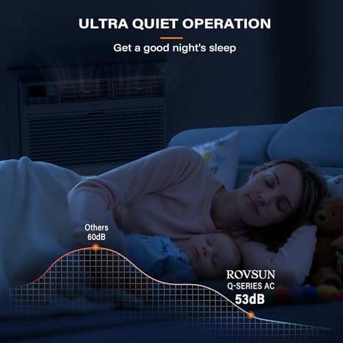ROVSUN Smart 8000 BTU Wall AC with Heat and Voice Control