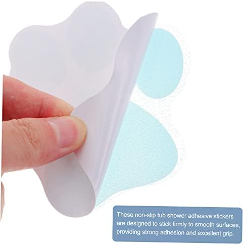 TINEASUR Anti-Fall Stickers 10pcs Non-Slip Paw Print Decals