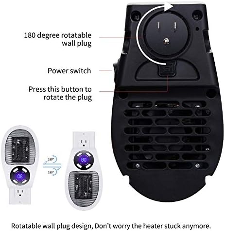 Brightown Wall Space Heater 450W Remote Control