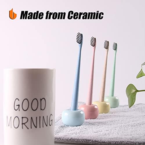 Urbanstrive Mini Ceramics Toothbrush Holder - Dark Green 1-Pack