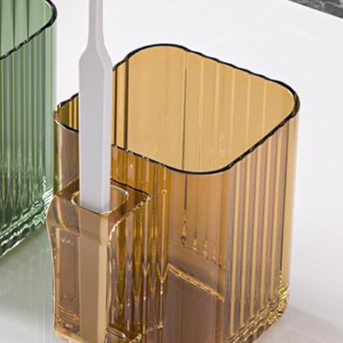 2-In-1 Toothbrush Holder and Mouthwash Cup for Bathroom