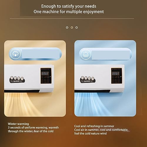 Semme Wall Mount Air Heater - Dual Use for Cooling and Heating