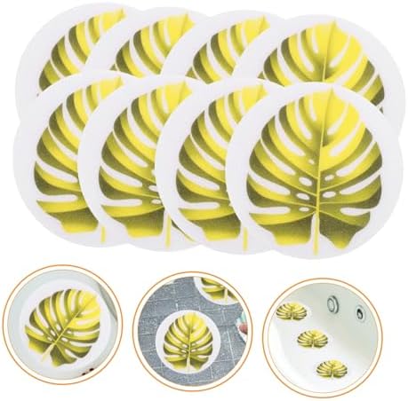LIFKOME Leaf Slip Stickers Non-Slip Bath Tub Decals