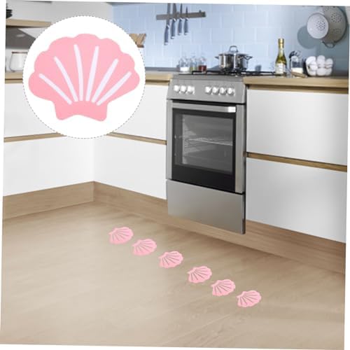 Cabilock 12Pcs Shell Shape Non-Slip Bathtub Stickers