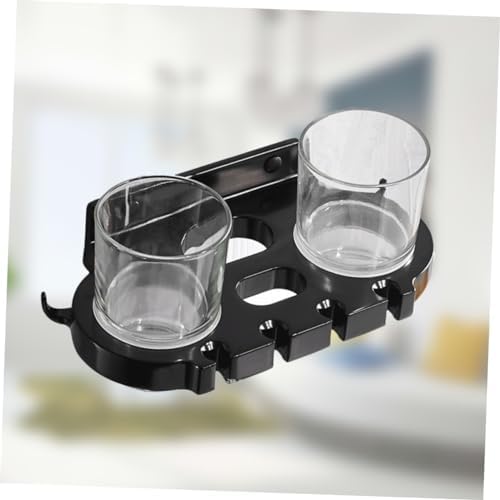 LIFKOME Modern Toothbrush Tumbler Holder Aluminum Compact Bathroom